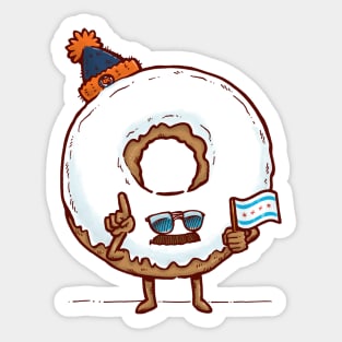 The Chicago Donut Sticker